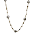 COLAR CORACAO PEROLA SINTETICA 45CM BANHADO OURO 18K - Imagem 2