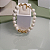 PULS. PEROLA SHELL E ESFERAS DIAMANTADA 20CM BANHADO OURO18K - Imagem 4
