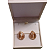 BRINCO  CRAVEJADO DE ZIRCONIAS BANHADO A OURO 18K - Imagem 2