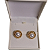 BRINCO PEROLA E ZIRCONIA BANHADO OURO 18K - Imagem 4