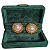 BRINCO PEROLA E ZIRCONIA BANHADO OURO 18K - Imagem 2