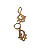 BRINCO ZIRCONIA BANHADO OURO 18K - Imagem 2