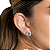 BRINCO ZIRCONIA RÓDIO BRANCO - Imagem 1