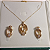 CONJUNTO BRINCO E COLAR ZIRCONIA - Imagem 2
