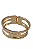 BRACELETE LARGO BANHADO OURO 18K COD.911 - Imagem 2