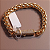 PULSEIRA CRAVEDA DE  ZIRCONIAS LUXUOSA BANHADO DOURADO - Imagem 2
