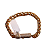 PULSEIRA CRAVEDA DE  ZIRCONIAS LUXUOSA BANHADO DOURADO - Imagem 1