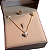 CONJUNTO BRINCO E COLAR PEROLA CRAVEJADO DE ZIRCÔNIAS BANHADO DOURADO - Imagem 4