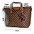 BOLSA LACE & LORE FASHION MARROM ESCURO FEMININA  CHAVEIRO - Imagem 2