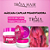 Máscara Capilar Pigmentadora Troia Colors Pink 150g Cor fantasia - Troia Hair - Imagem 4