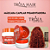Máscara Capilar Pigmentadora Troia Colors Ruivo 150g Cor fantasia - Troia Hair - Imagem 3