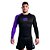 Rash Guard Roxa Kombat Manga Longa Koral - Imagem 1