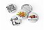 4 Botons Broche Alfinete, Coleção Cristã Gospel Papers - Button, Botton, Botom, Boton B004 - Imagem 1