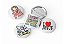 4 Botons Broche Alfinete, Coleção Cristã Gospel Papers - Button, Botton, Botom, Boton B.08 - Imagem 1
