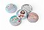4 Botons Broche Alfinete, Coleção Cristã Gospel Papers - Button, Botton, Botom, Boton B.13 - Imagem 1