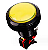 BOTAO ARCADE FLIPERAMA ILUMINADO 45mm - AMARELO - Imagem 1