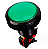 BOTAO ARCADE FLIPERAMA ILUMINADO 45mm - VERDE - Imagem 1