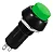 CHAVE TACTIL PBS-11B 2T 12mm SEM TRAVA - VERDE - Imagem 1