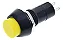 CHAVE TACTIL PBS-11B 2T 12mm SEM TRAVA - AMARELO - Imagem 4