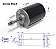 MOTOR DC DE IMA PERMANENTE 24V 30W XX-3420 7000RPM - Imagem 3