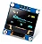 DISPLAY LCD OLED  I2C 0.96" AZUL - COR UNICA - Imagem 1