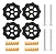 KIT PORCAS COM PARAFUSOS E MOLAS PARA NIVELAMENTO 3D - CR10 - Imagem 1