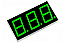 Display 7 seg. 3 dígitos (Anodo Comum - Verde) - Imagem 3