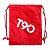 Bolsa Mochila Sacola Esportiva T90  Praia Piscina Passeio Futebol - Vermelho - Imagem 5