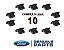 Bucha Soleira Porta F250 F350 F4000 10 Unidades Original F81Z2513284AA - Imagem 1