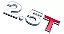 Emblema Metal 1.0t 1.6t 1.8t 1.9t 2.0t 2.5t P/ Carro Turbo - Imagem 7
