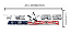Kit Emblemas Texas Edition Americano Ford F250 Ranger Dodge Ram - Imagem 4