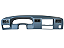 Moldura Painel F250 F350 F4000 4x2 Nova Com Furação Para Tomada 12v Modelo Original - Imagem 1