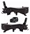Par Guia Suporte Farol Jeep Grand Cherokee 2014 2015 2016 - Imagem 1