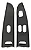 Moldura Comando Vidro Elétrico Esq E Dir F250 F350 F4000 Par - Imagem 1