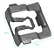 Presilha Grampo Friso Parabrisas F1000 93/98 20 Un Original - Imagem 3