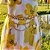 Conjunto saia e blusa crepe amarelo - Imagem 3