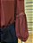 Blusa crepe manga longa marsala ♡ - Imagem 3