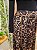 Saia midi plissada animal print preto e bege 🐆 - Imagem 3