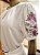 Blusa manga curta off-white bordado 🤍 - Imagem 2