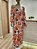 Vestido longo lastex floral - Imagem 1