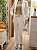 Calça alfaiataria off-white com cinto - Imagem 2