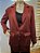 Blazer alfaiataria crepe acetinado marsala - Imagem 3