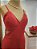 Vestido longo festa vermelho - Imagem 4