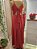 Vestido longo festa vermelho - Imagem 2