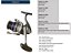 Molinete de Pesca Sahara Robalo com Linha 3 Rolamentos Drag 5 KG Tamanhos 3000 4000 5000 6000 7000 Corpo e Manivela de Grafite Cor Prata - Imagem 2
