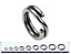 Argola Garateia Aço Inoxidável com Abertura Para Isca De Pesca Split Ring Resistência 10 Unidades - Imagem 2