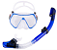 Máscara de Mergulho Silicone Snorkel com Válvula e Quebra Ondas Adulto Sahara Cores Disponíveis Preto, Rosa e Amarelo Azul - Imagem 8