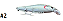Isca Artificial Sahara HB 146 / 8230 Mini Meia Água Flutuante 8 cm 8g Várias Cores - Imagem 4