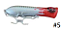 Isca Artificial Sahara HB 050 Superfície 8 cm 12g Várias Cores - Imagem 5