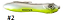 Isca Artificial Sahara 8269 / HB 045 Superfície 10 cm 16g Várias Cores - Imagem 2